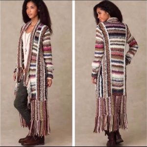 Free People Multi-Colored Knit Sweater (rare)